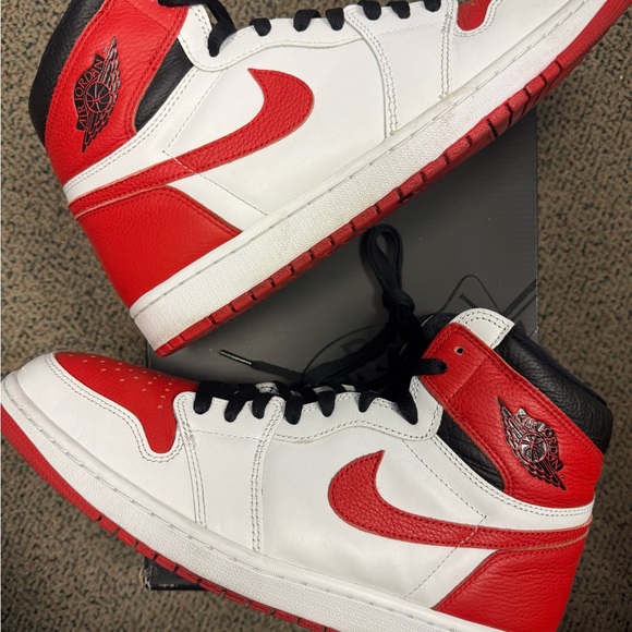 jordan 1 retro high black red white